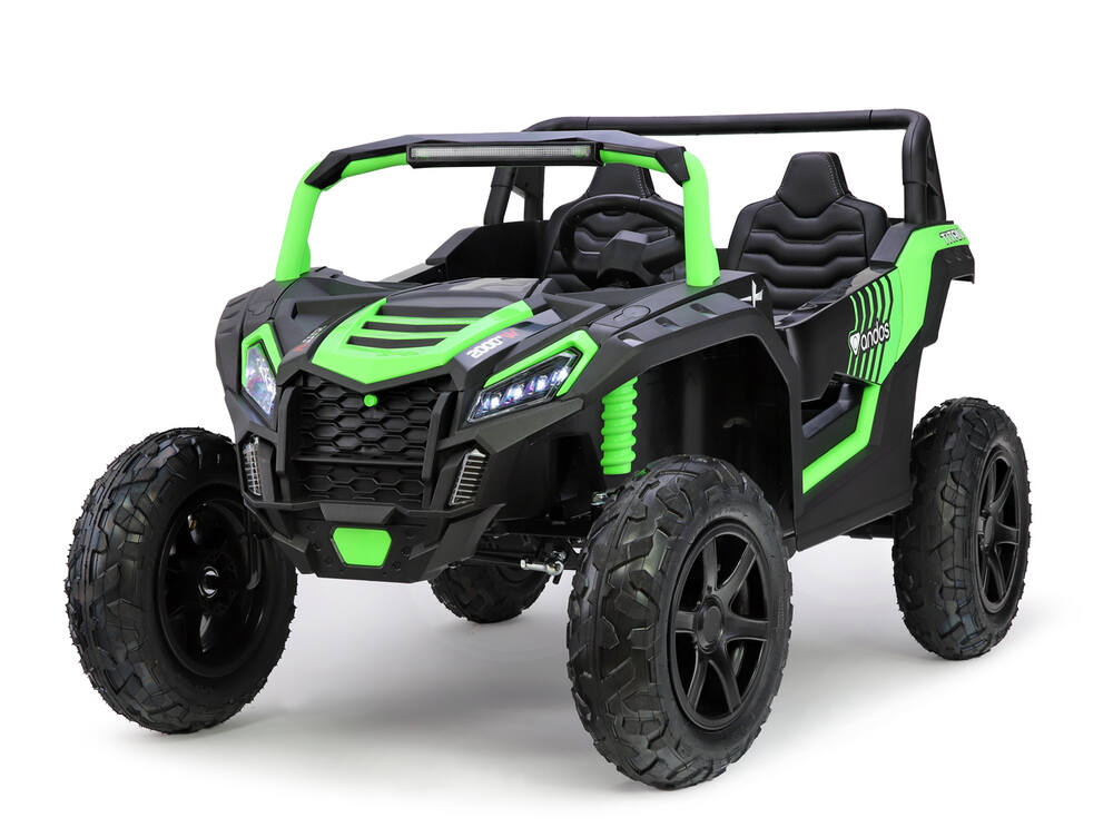 Elektrické autíčko pro dvě děti andos® Titan XXL PRO 24V/180W, zelené