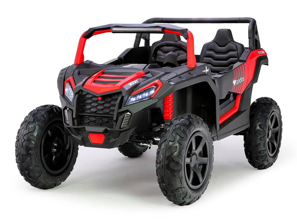 Elektrické autíčko pro dvě děti andos® Titan XXL PRO 24V/180W, červené
