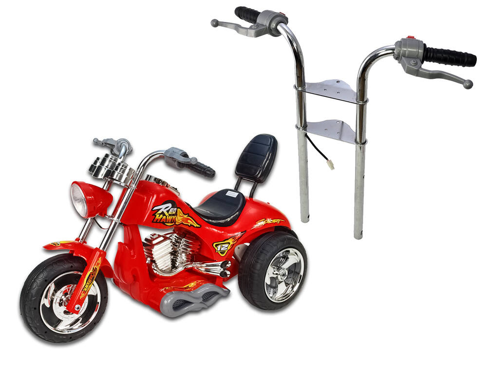 Dětská motorka Chopper Red Hawk (ZP5008) - náhradní řídítka