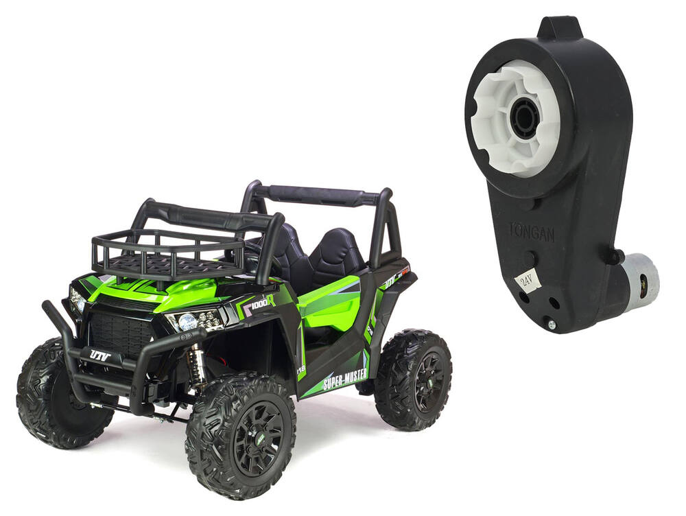 Dětská bugina Super Muster 24V - náhradní motor s převodovkou pro řízení