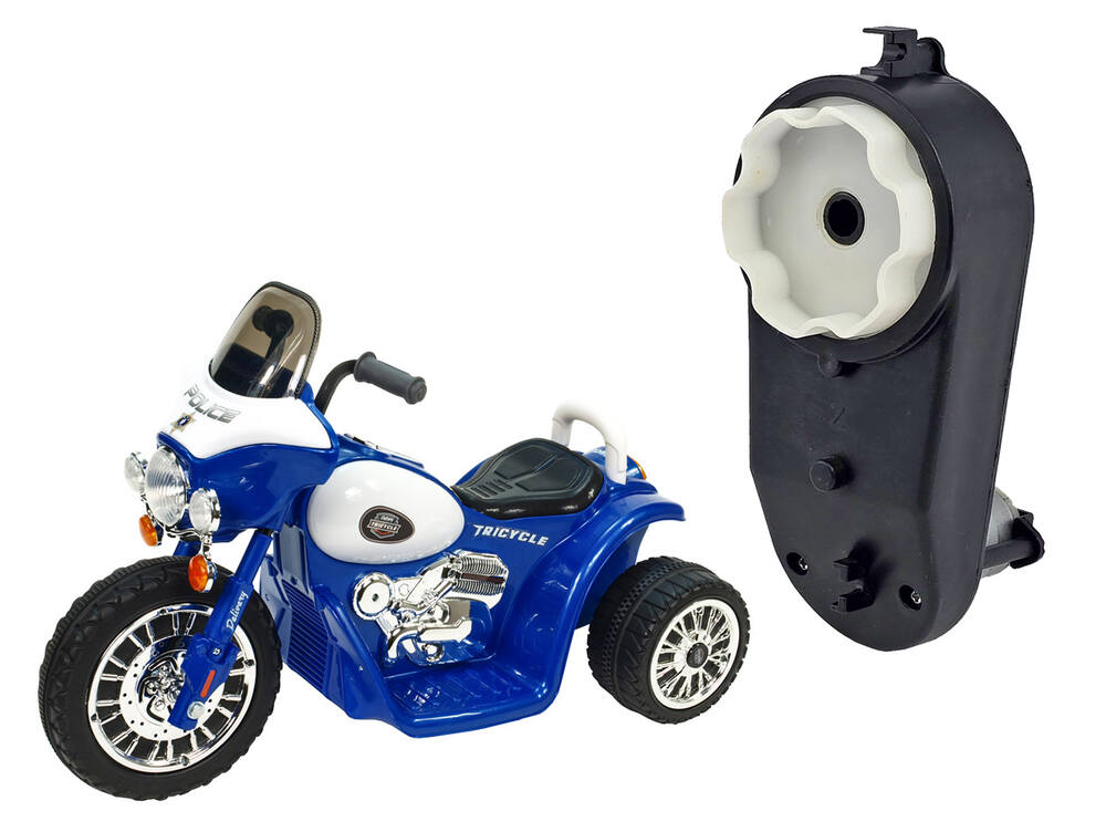 Elektrická motorka Harleyek Speedy 6V – náhradní motor s převodovkou pro pohon kol