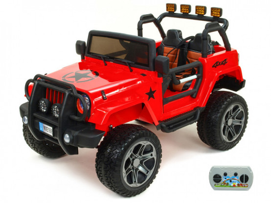 Elektrické autíčko džíp Wrangler 4x4 s dálkovým 2.4G ovládáním